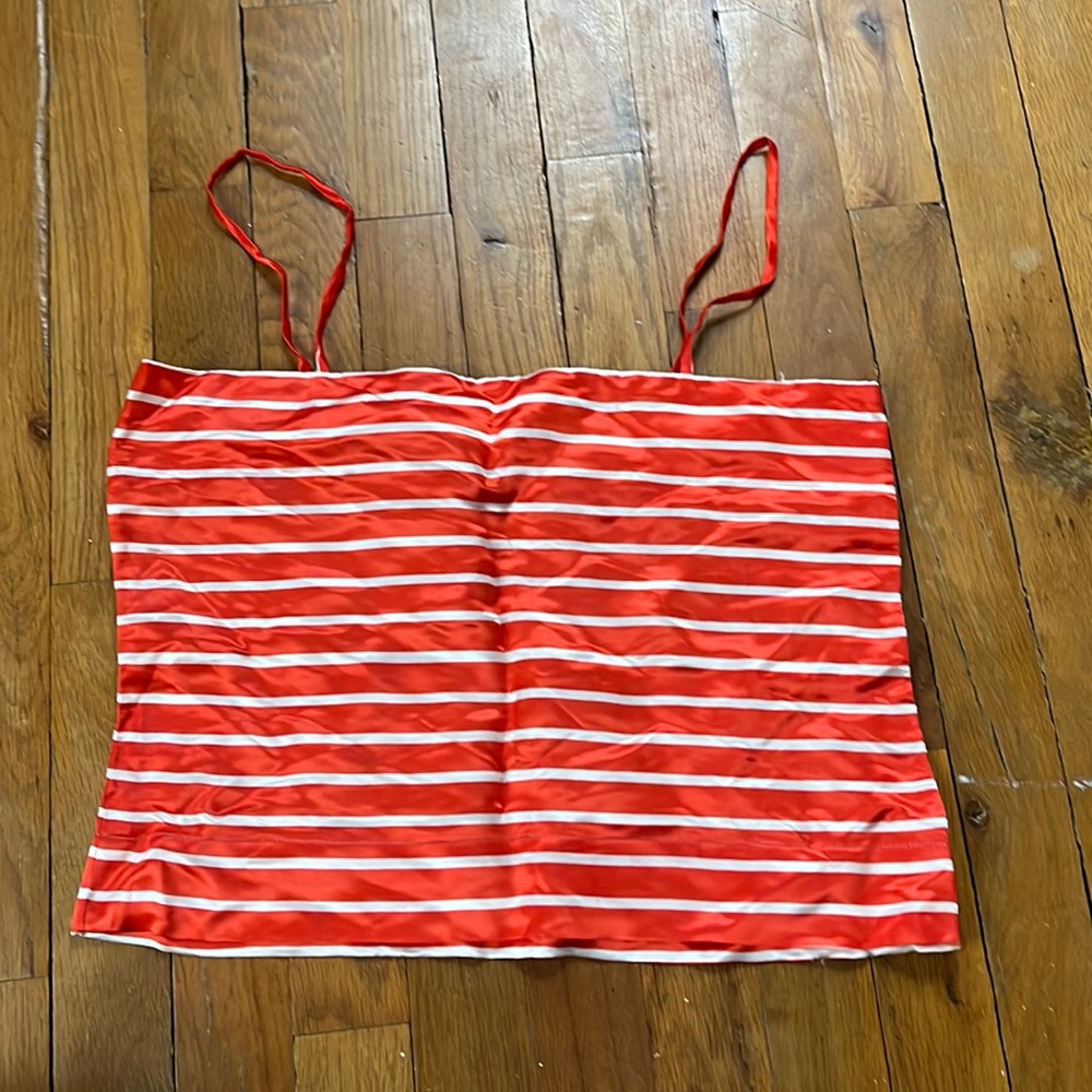 Silk Striped Tank